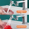 1080° Universal Rotation Faucet Extender Sprayer Head Kitchen Robot Arm Extension Faucets Mixer Aerator Bubbler Water Tap Nozzle