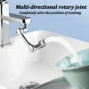 1080° Universal Rotation Faucet Extender Sprayer Head Kitchen Robot Arm Extension Faucets Mixer Aerator Bubbler Water Tap Nozzle