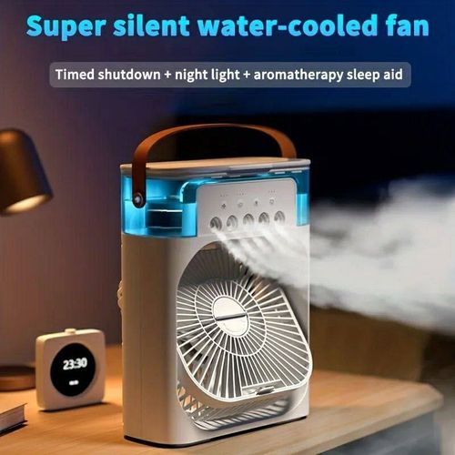 10 Inche Portable Air Conditioner Fan: Usb Electric Fan With Led Night Light