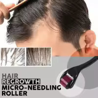 Derma Roller 0.5mm for Hair Growth & Skin Care – 540 Titanium Micro Needles | Anti-Aging, Skin Repair, Beard & Hair Regrowth Tool