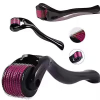 Derma Roller 0.5mm for Hair Growth & Skin Care – 540 Titanium Micro Needles | Anti-Aging, Skin Repair, Beard & Hair Regrowth Tool