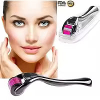 Derma Roller 0.5mm for Hair Growth & Skin Care – 540 Titanium Micro Needles | Anti-Aging, Skin Repair, Beard & Hair Regrowth Tool